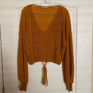 Zara burnt orange top